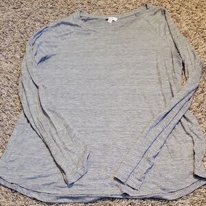 Vince Heather Gray Long Sleeve Tee